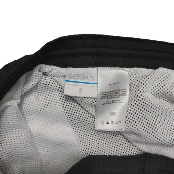 Columbia Black PFG Swim Trunks size XL #1025 - Picture 5 of 5